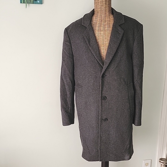 Mens Michael Kors Wool Cashmere Coat sz38SBinU